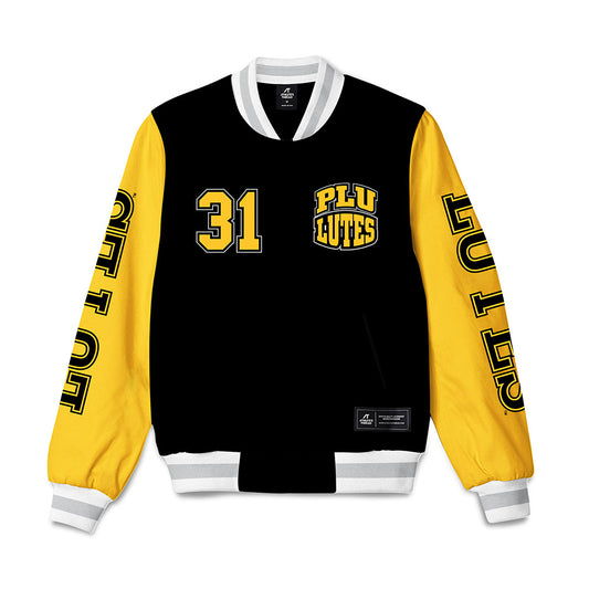 PLU - NCAA Football : Kalani Bentosino-Eugenio - Bomber Jacket-0
