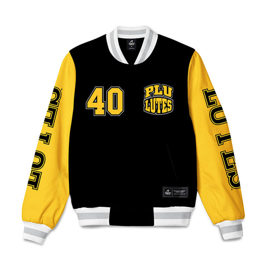 PLU - NCAA Women's Soccer : Paige Almanza - Bomber Jacket-0