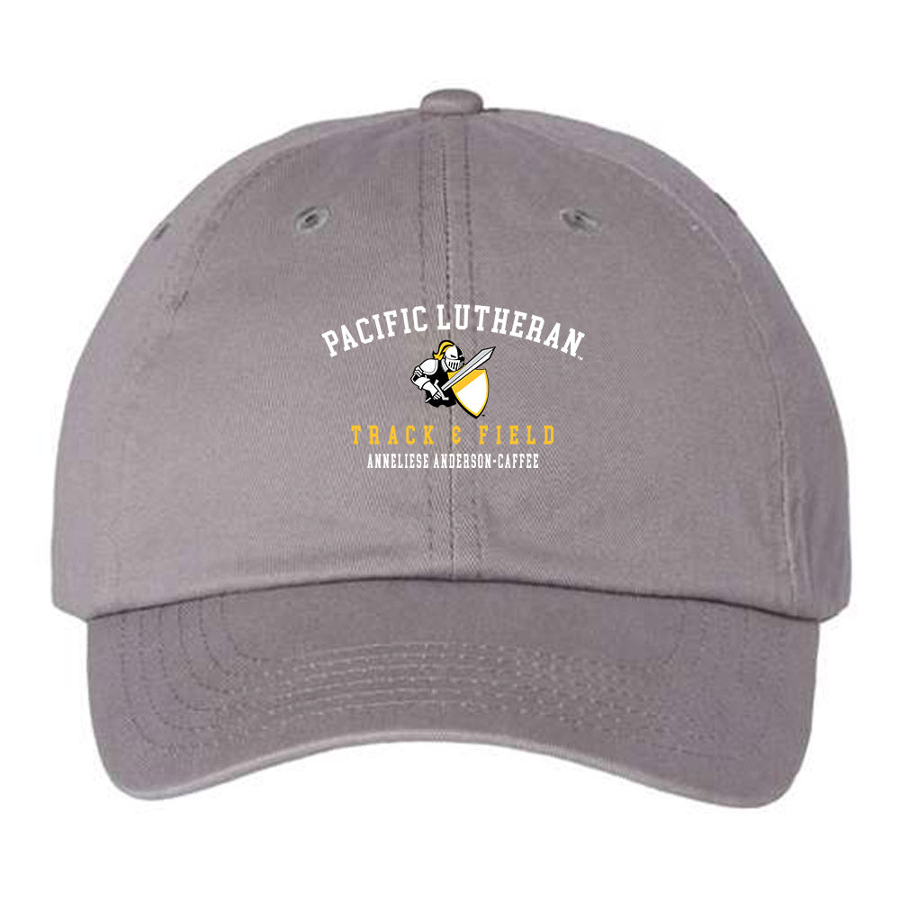 PLU - NCAA Women's Track & Field : Anneliese Anderson-Caffee - Dad Hat-0