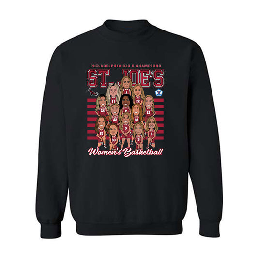 St. Joe's - NCAA Women's Basketball : Roster Crewneck Sweatshirt