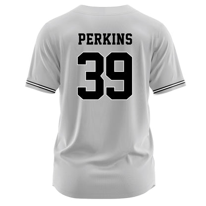 Davidson - NCAA Baseball : Wilson Perkins - Grey Jersey-1
