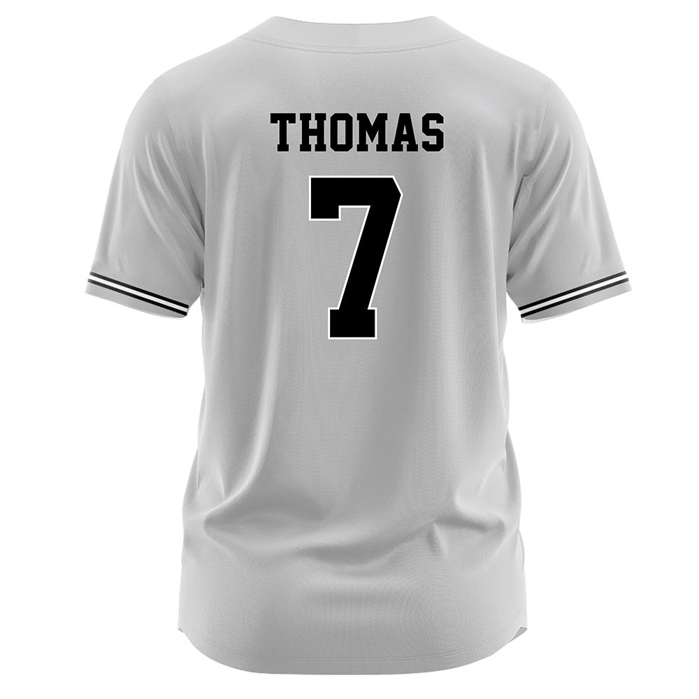 Davidson - NCAA Baseball : Gavin Thomas - Grey Jersey
