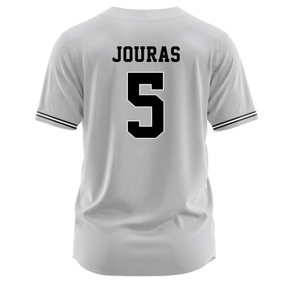 Davidson - NCAA Baseball : Noah Jouras - Grey Jersey