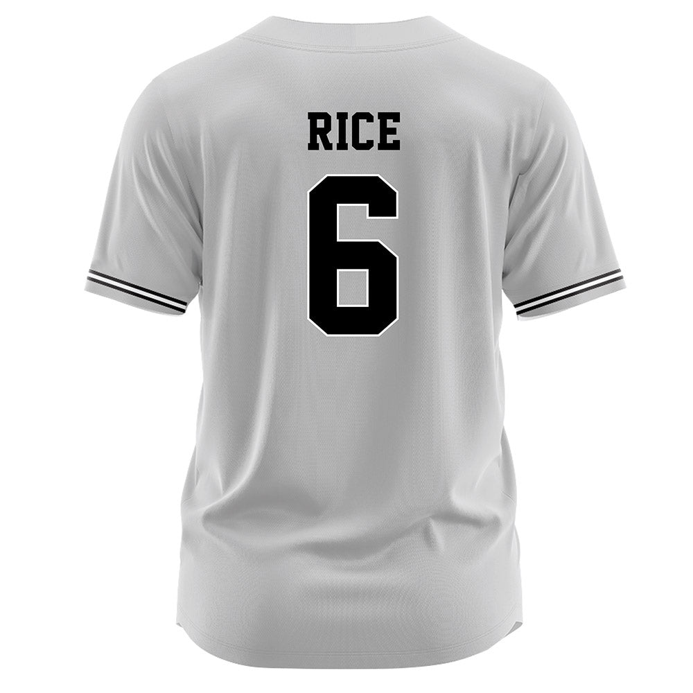 Davidson - NCAA Baseball : Aidan Rice - Grey Jersey