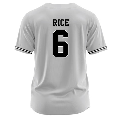 Davidson - NCAA Baseball : Aidan Rice - Grey Jersey