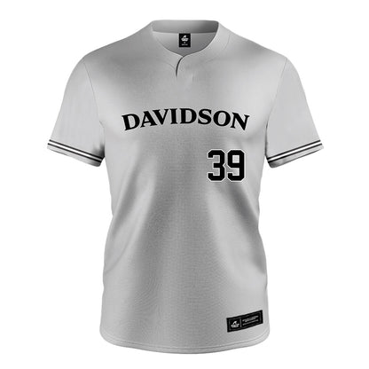 Davidson - NCAA Baseball : Wilson Perkins - Grey Jersey-0