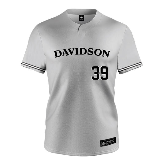 Davidson - NCAA Baseball : Wilson Perkins - Grey Jersey-0