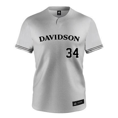 Davidson - NCAA Baseball : Thomas Whelan - Grey Jersey
