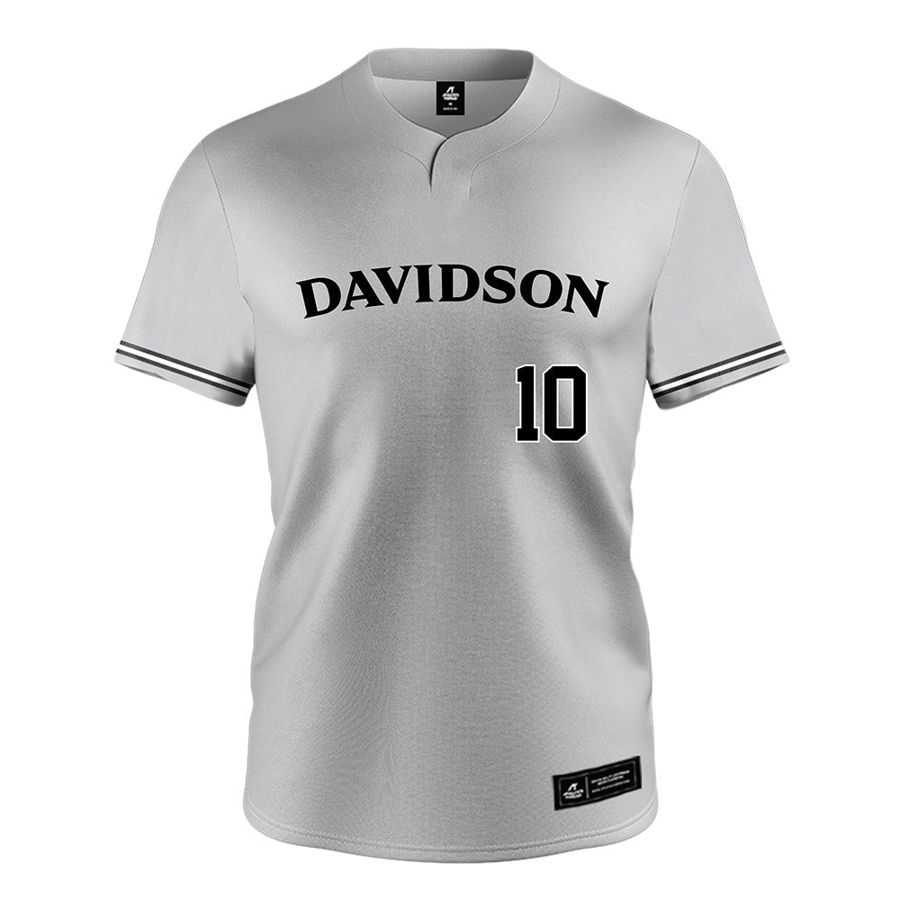 Davidson - NCAA Baseball : Michael O'Shaughnessy - Grey Jersey