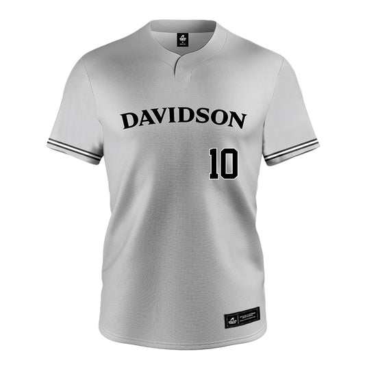 Davidson - NCAA Baseball : Michael O'Shaughnessy - Grey Jersey