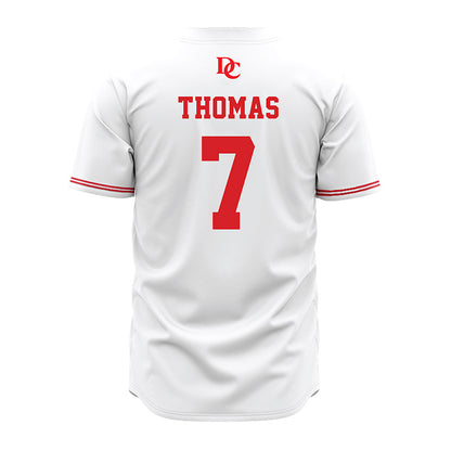 Davidson - NCAA Baseball : Gavin Thomas - White Jersey