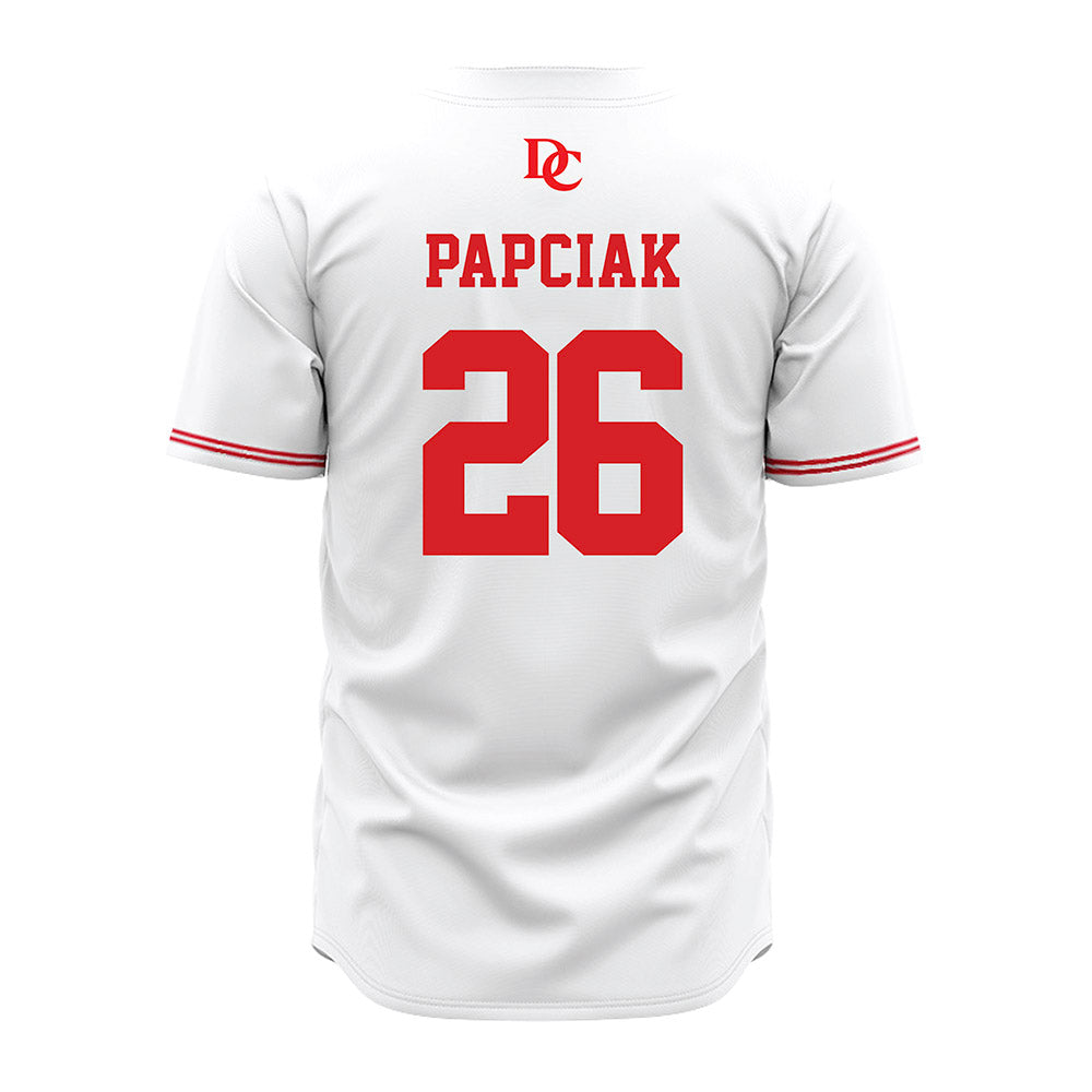 Davidson - NCAA Baseball : Will Papciak - White Jersey