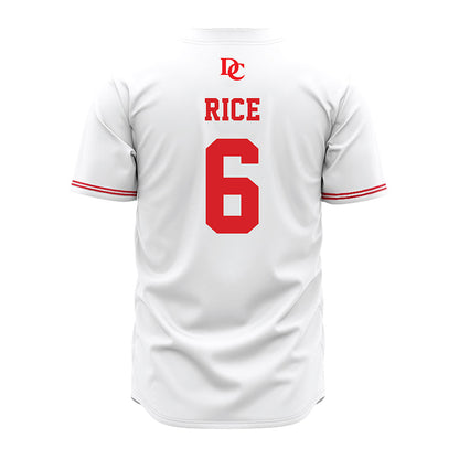 Davidson - NCAA Baseball : Aidan Rice - White Jersey