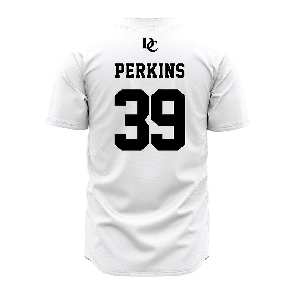 Davidson - NCAA Baseball : Wilson Perkins - White Jersey-1