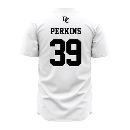 Davidson - NCAA Baseball : Wilson Perkins - White Jersey-1