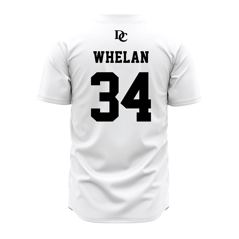 Davidson - NCAA Baseball : Thomas Whelan - White Jersey
