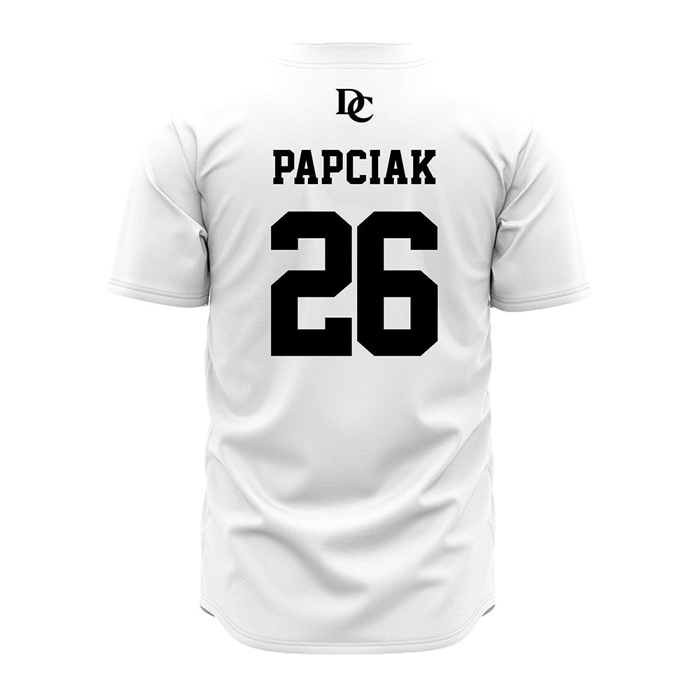 Davidson - NCAA Baseball : Will Papciak - White Jersey