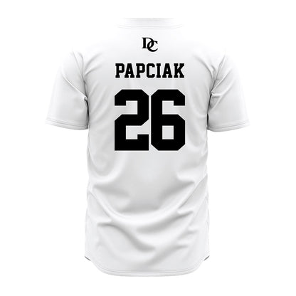 Davidson - NCAA Baseball : Will Papciak - White Jersey