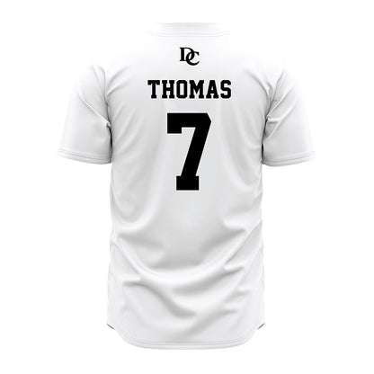 Davidson - NCAA Baseball : Gavin Thomas - White Jersey