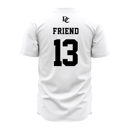 Davidson - NCAA Baseball : Jacob Friend - White Jersey