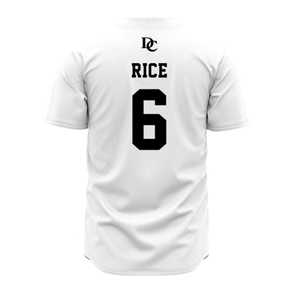 Davidson - NCAA Baseball : Aidan Rice - White Jersey