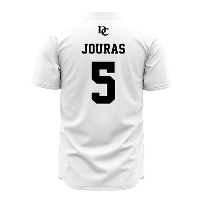 Davidson - NCAA Baseball : Noah Jouras - White Jersey