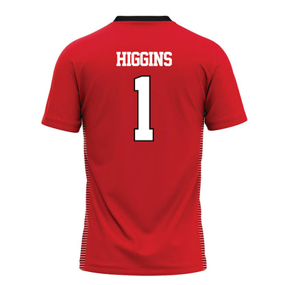 Davidson - NCAA Baseball : Justin Higgins - Red Jersey