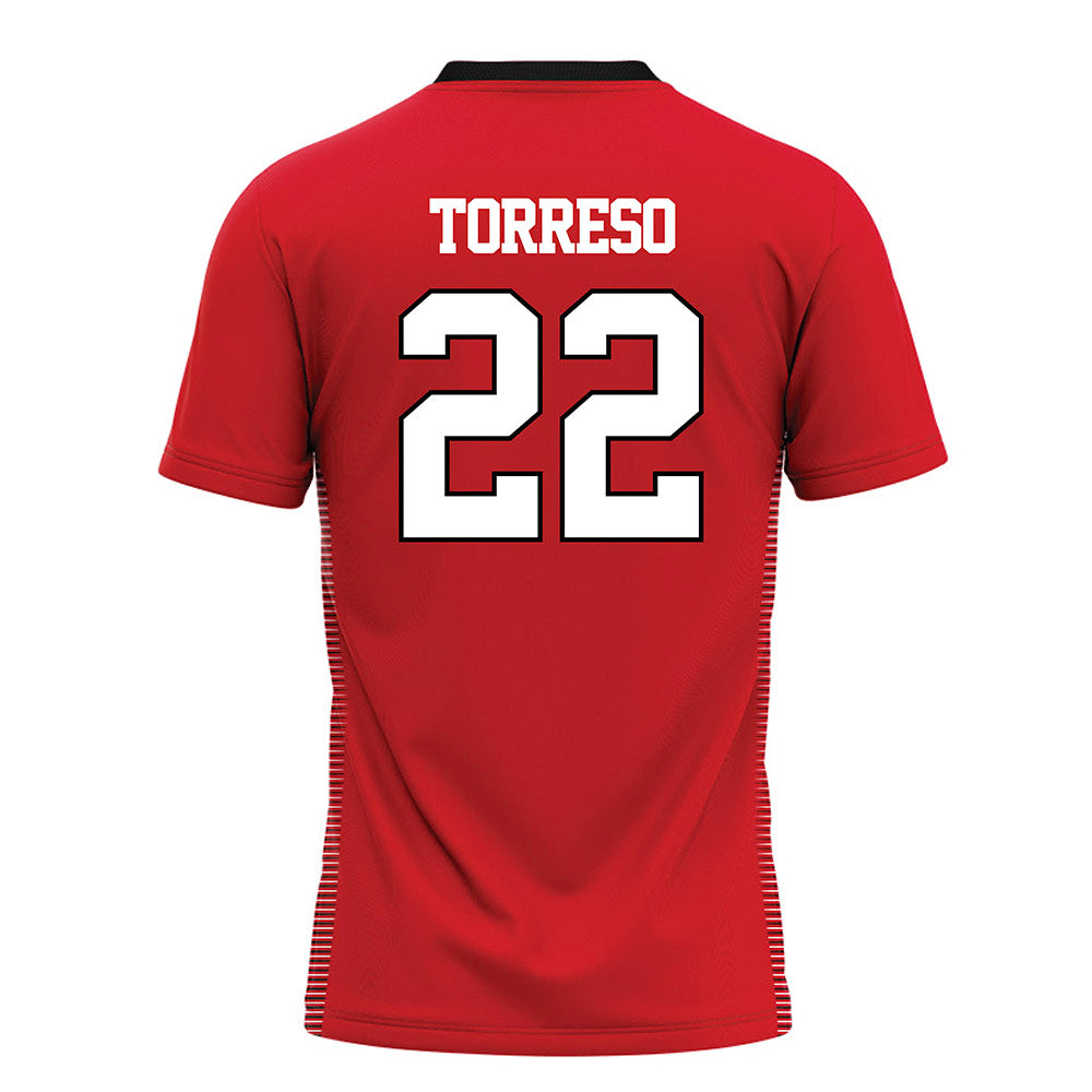Davidson - NCAA Baseball : Anthony Torreso - Red Jersey