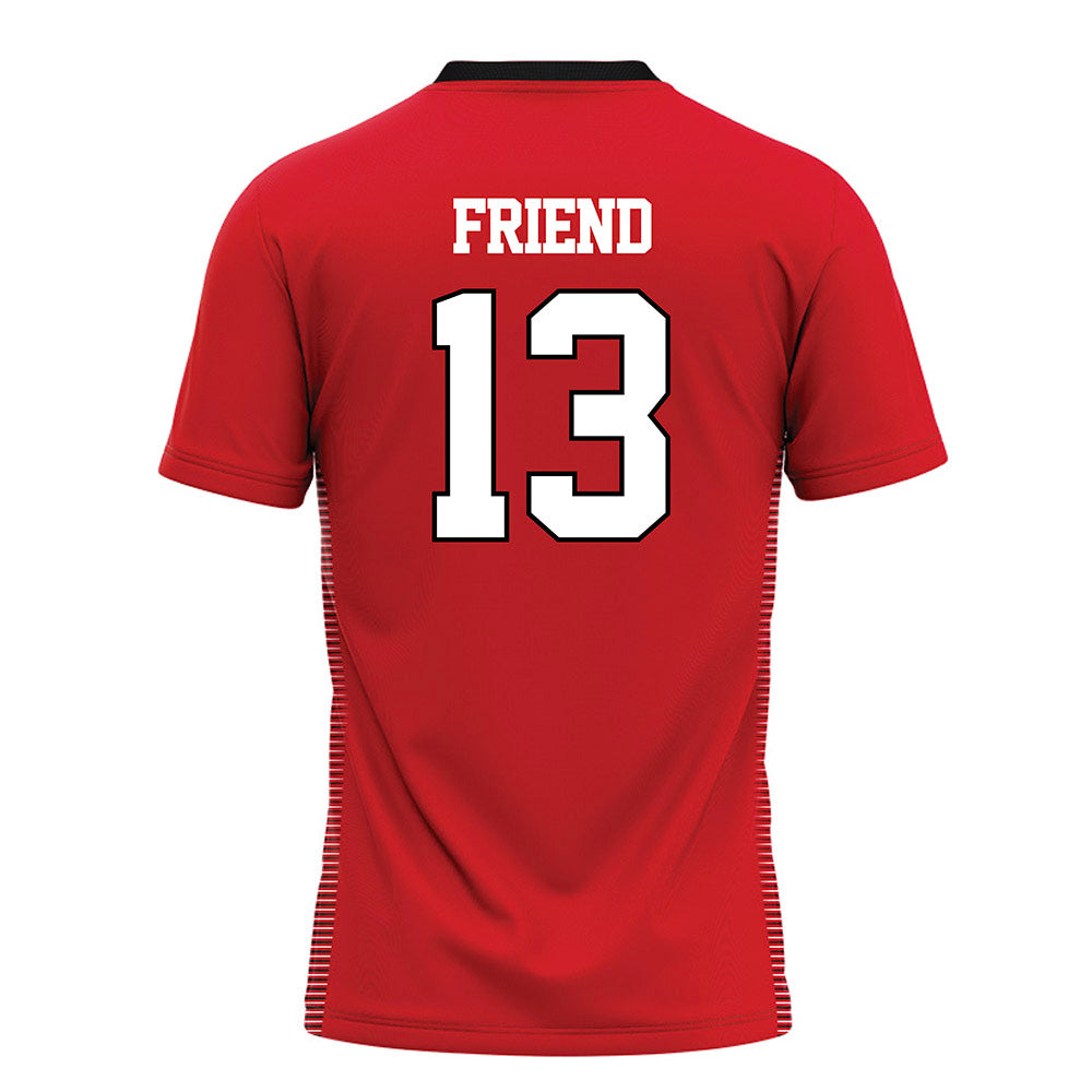 Davidson - NCAA Baseball : Jacob Friend - Red Jersey