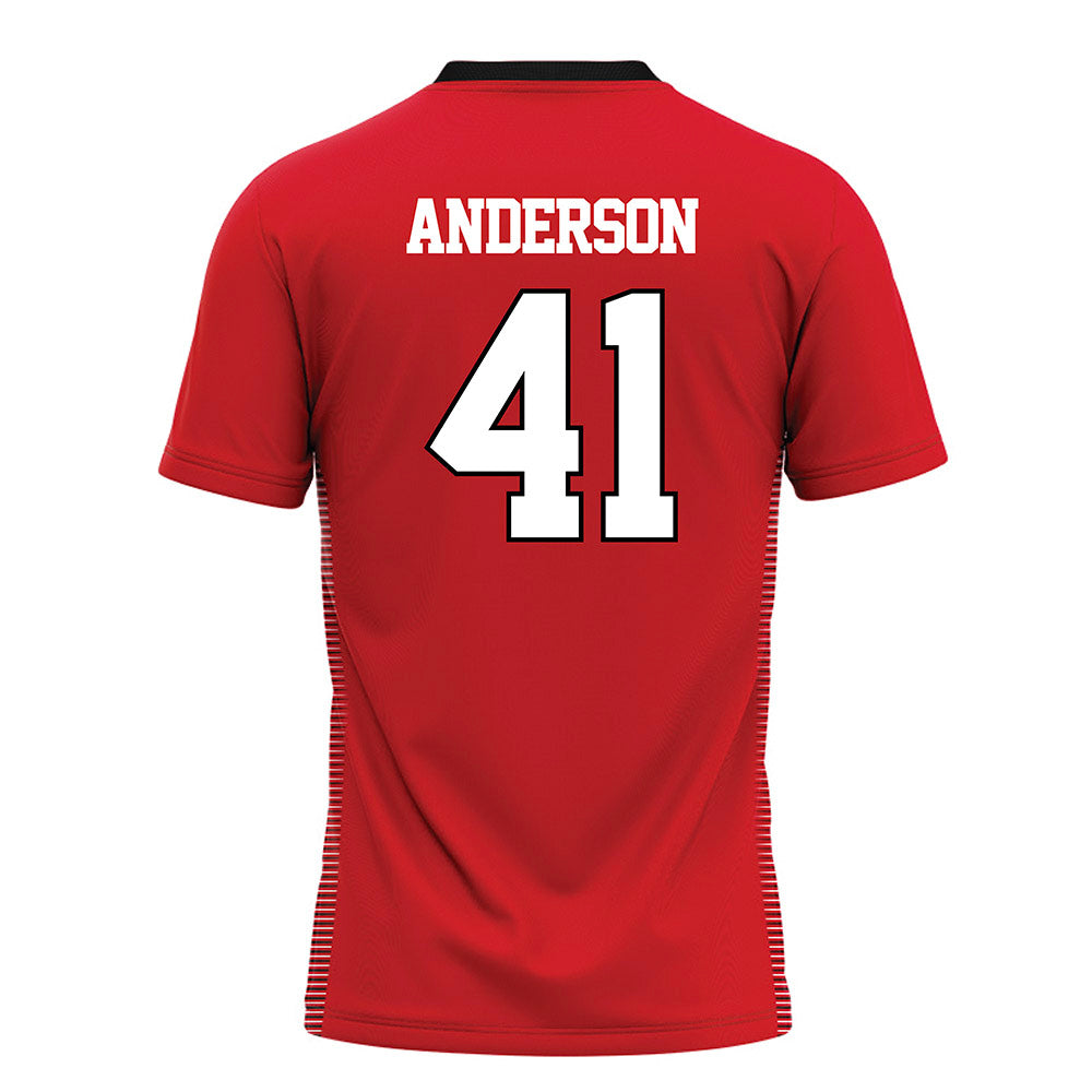 Davidson - NCAA Baseball : Hunter Anderson - Red Jersey