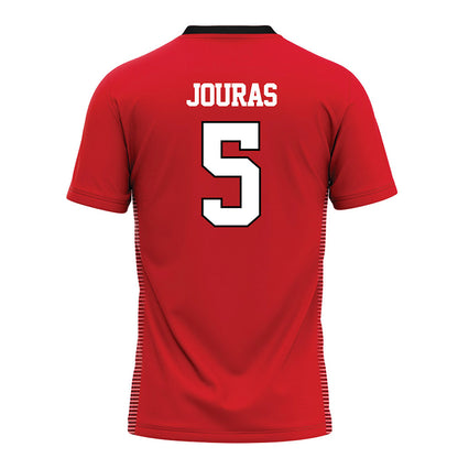 Davidson - NCAA Baseball : Noah Jouras - Red Jersey