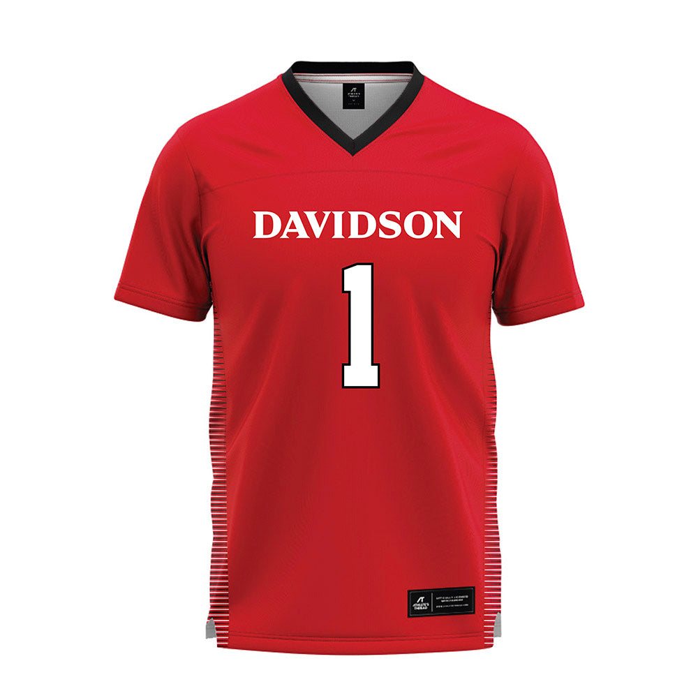 Davidson - NCAA Baseball : Justin Higgins - Red Jersey