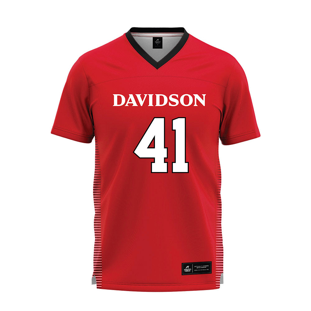 Davidson - NCAA Baseball : Hunter Anderson - Red Jersey
