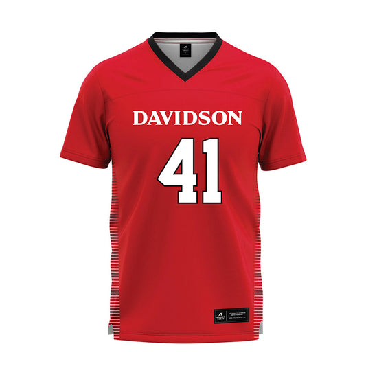 Davidson - NCAA Baseball : Hunter Anderson - Red Jersey