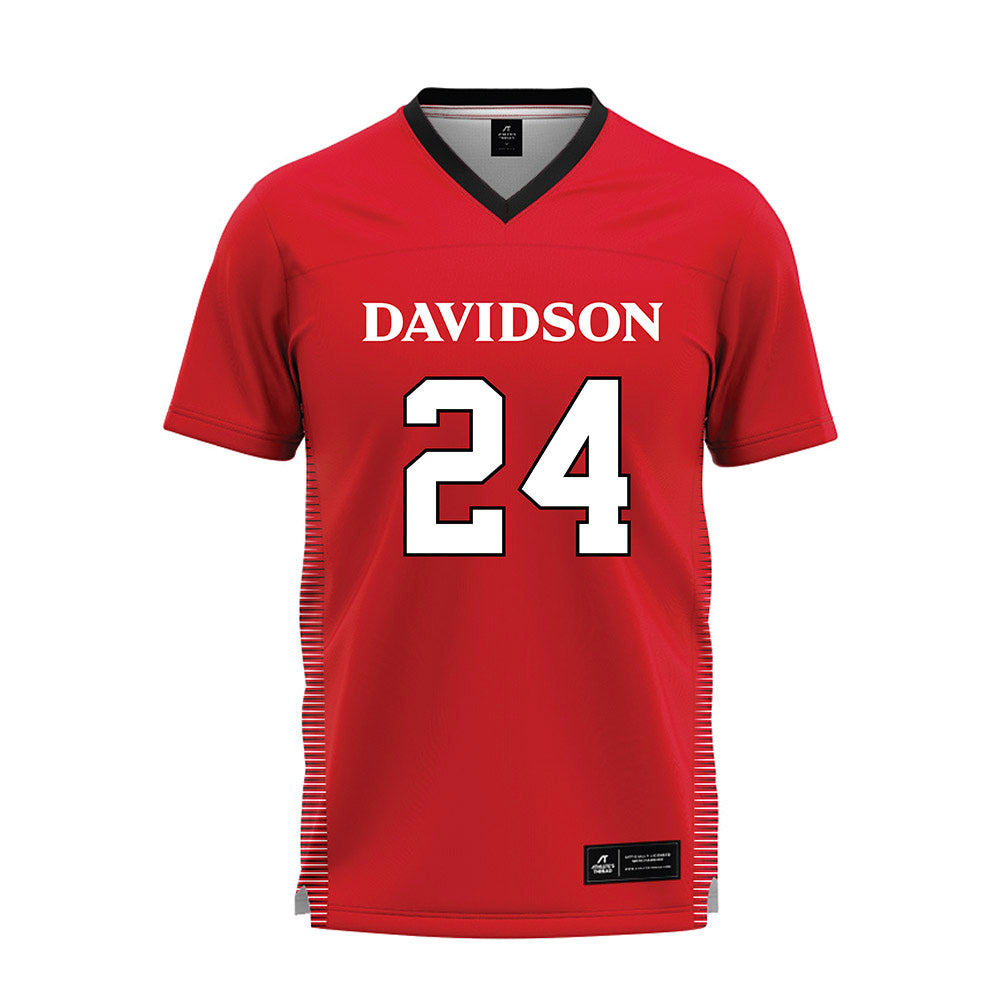 Davidson - NCAA Baseball : Adam Katz - Red Jersey