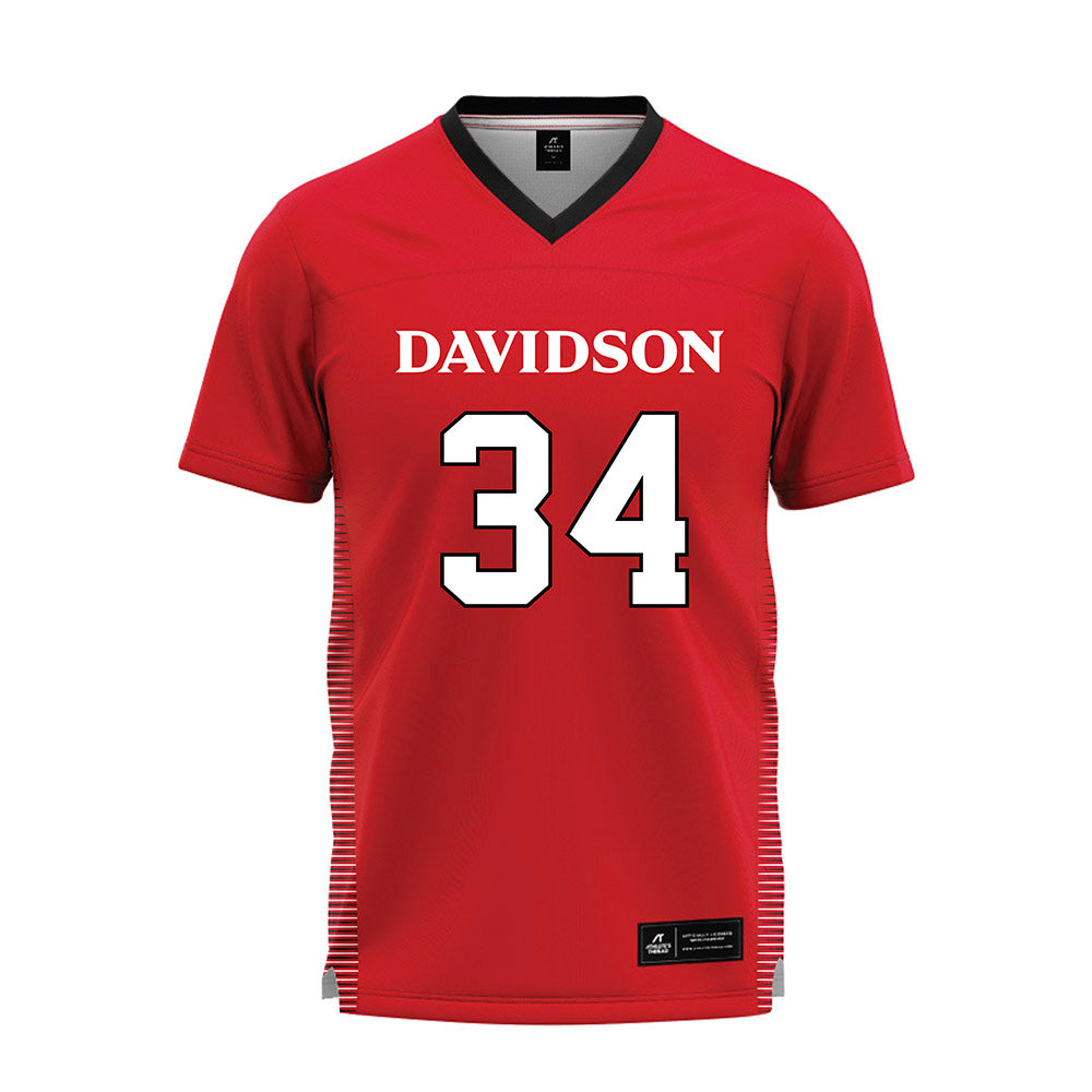 Davidson - NCAA Baseball : Thomas Whelan - Red Jersey