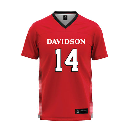 Davidson - NCAA Baseball : Brycen Champey - Red Jersey
