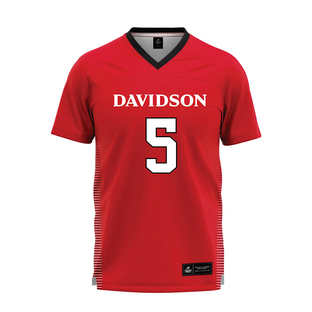 Davidson - NCAA Baseball : Noah Jouras - Red Jersey