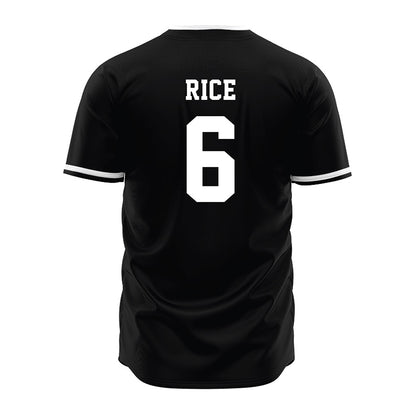 Davidson - NCAA Baseball : Aidan Rice - Black Jersey