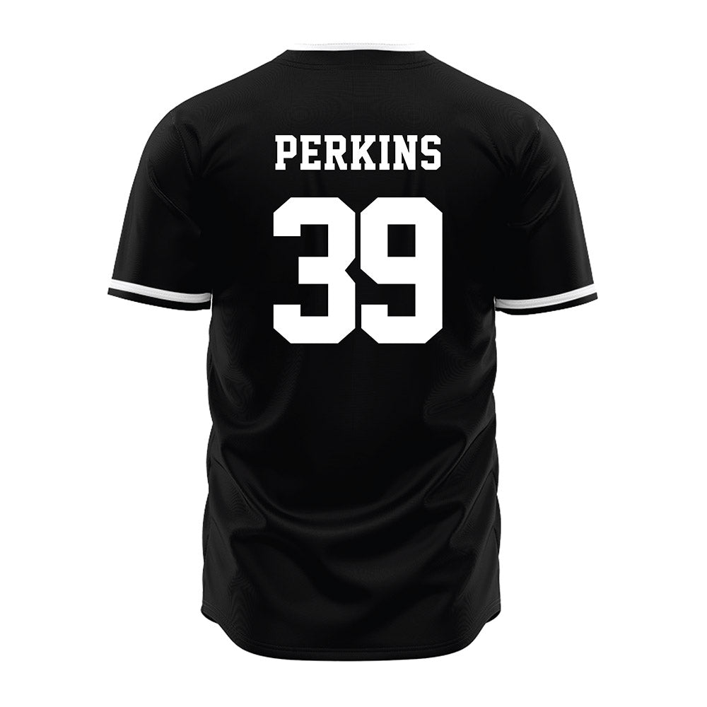 Davidson - NCAA Baseball : Wilson Perkins - Black Jersey-1