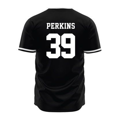 Davidson - NCAA Baseball : Wilson Perkins - Black Jersey-1