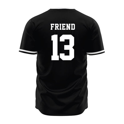 Davidson - NCAA Baseball : Jacob Friend - Black Jersey