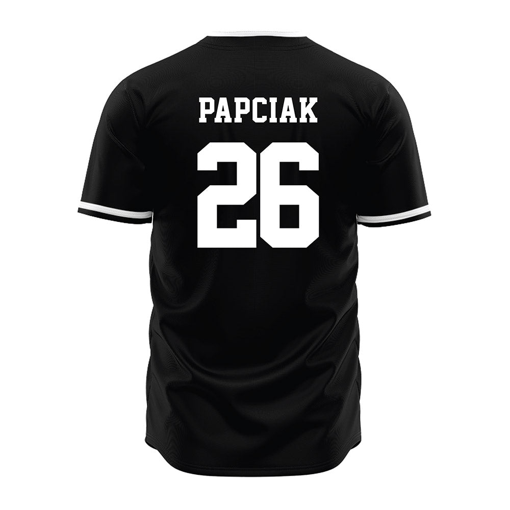 Davidson - NCAA Baseball : Will Papciak - Black Jersey