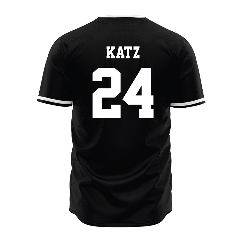 Davidson - NCAA Baseball : Adam Katz - Black Jersey