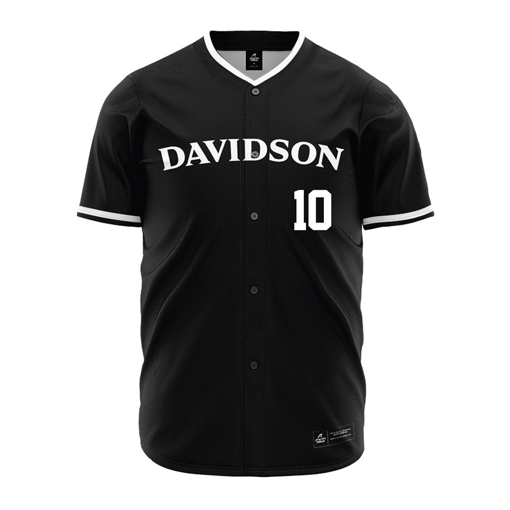 Davidson - NCAA Baseball : Michael O'Shaughnessy - Black Jersey