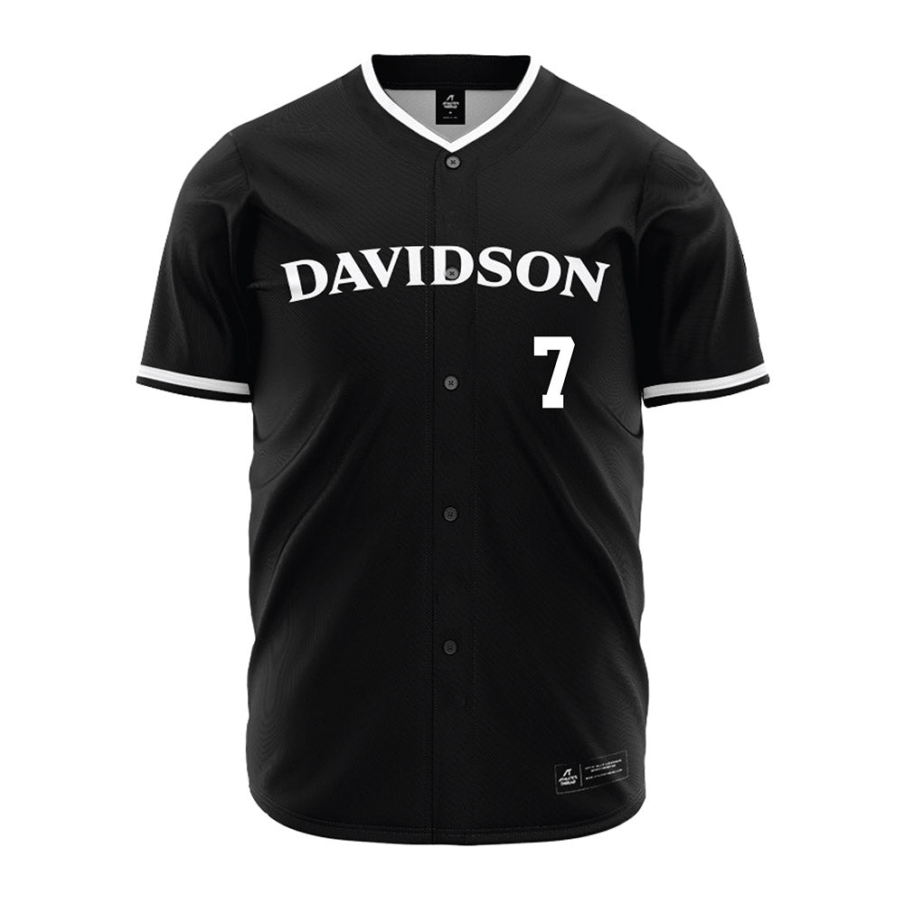 Davidson - NCAA Baseball : Gavin Thomas - Black Jersey