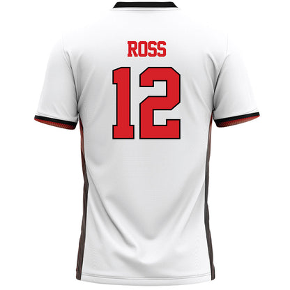 Davidson - NCAA Women's Lacrosse : Brooke Ross - White Lacrosse Jersey