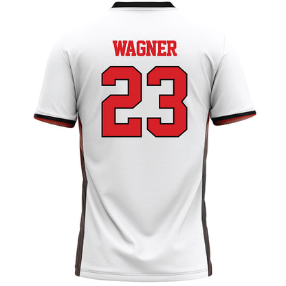 Davidson - NCAA Women's Lacrosse : Tema Wagner - White Lacrosse Jersey