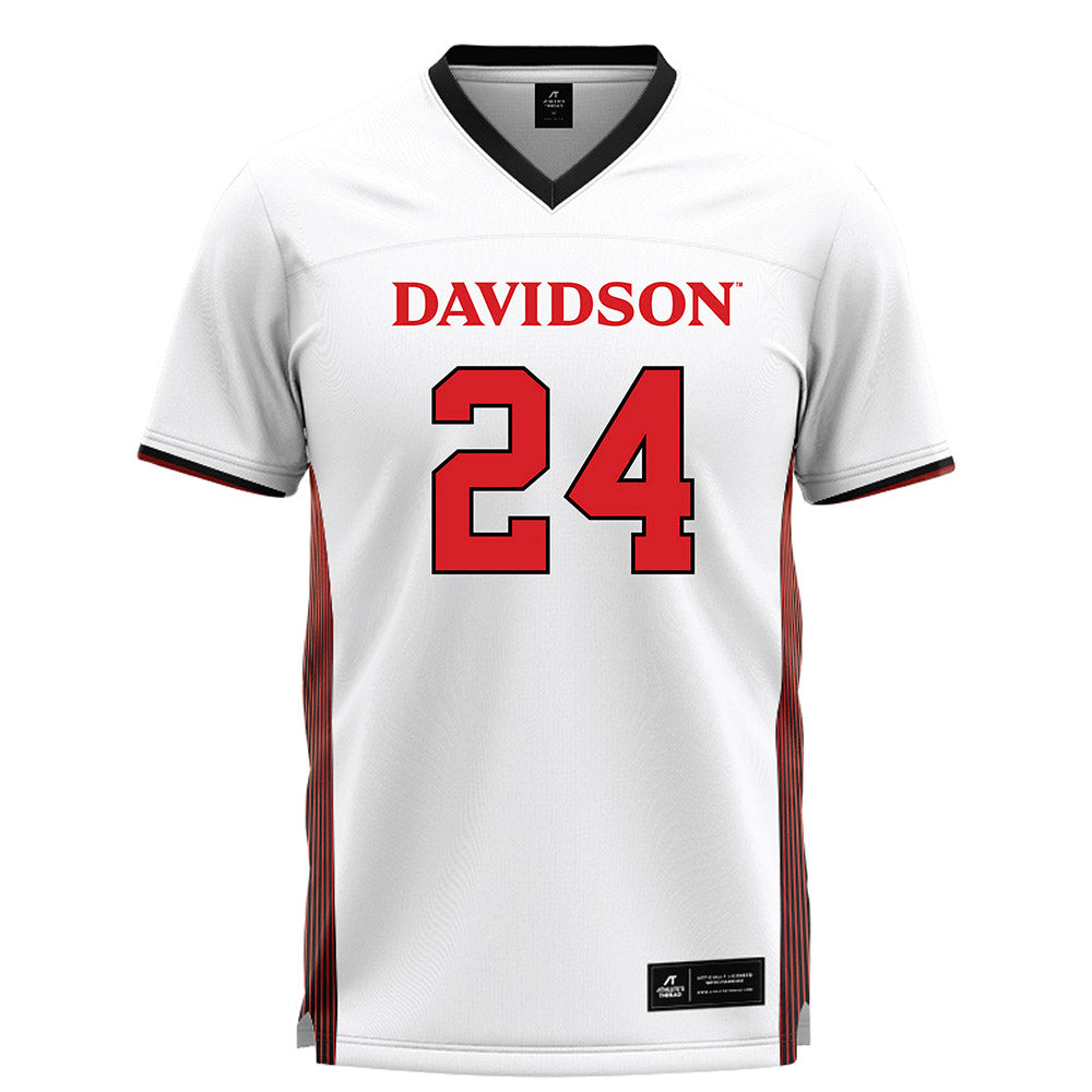 Davidson - NCAA Women's Lacrosse : Shannon Hendrick - White Lacrosse Jersey