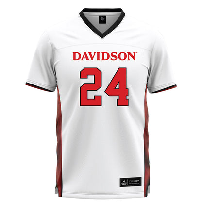 Davidson - NCAA Women's Lacrosse : Shannon Hendrick - White Lacrosse Jersey